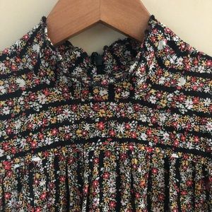 Free People Floral Dress Blouse small
